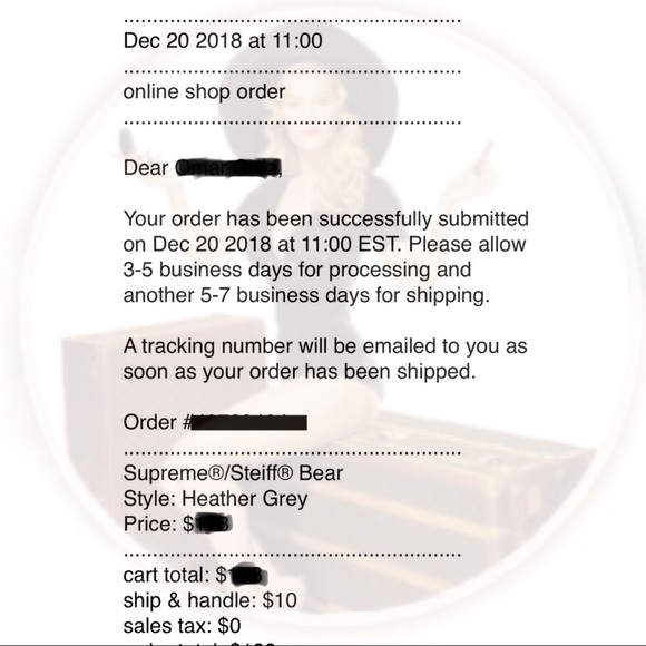 Supreme x Steiff Elmar Bear – Ultra Rare, Brand New w/ Tags! - Picture 3 of 16